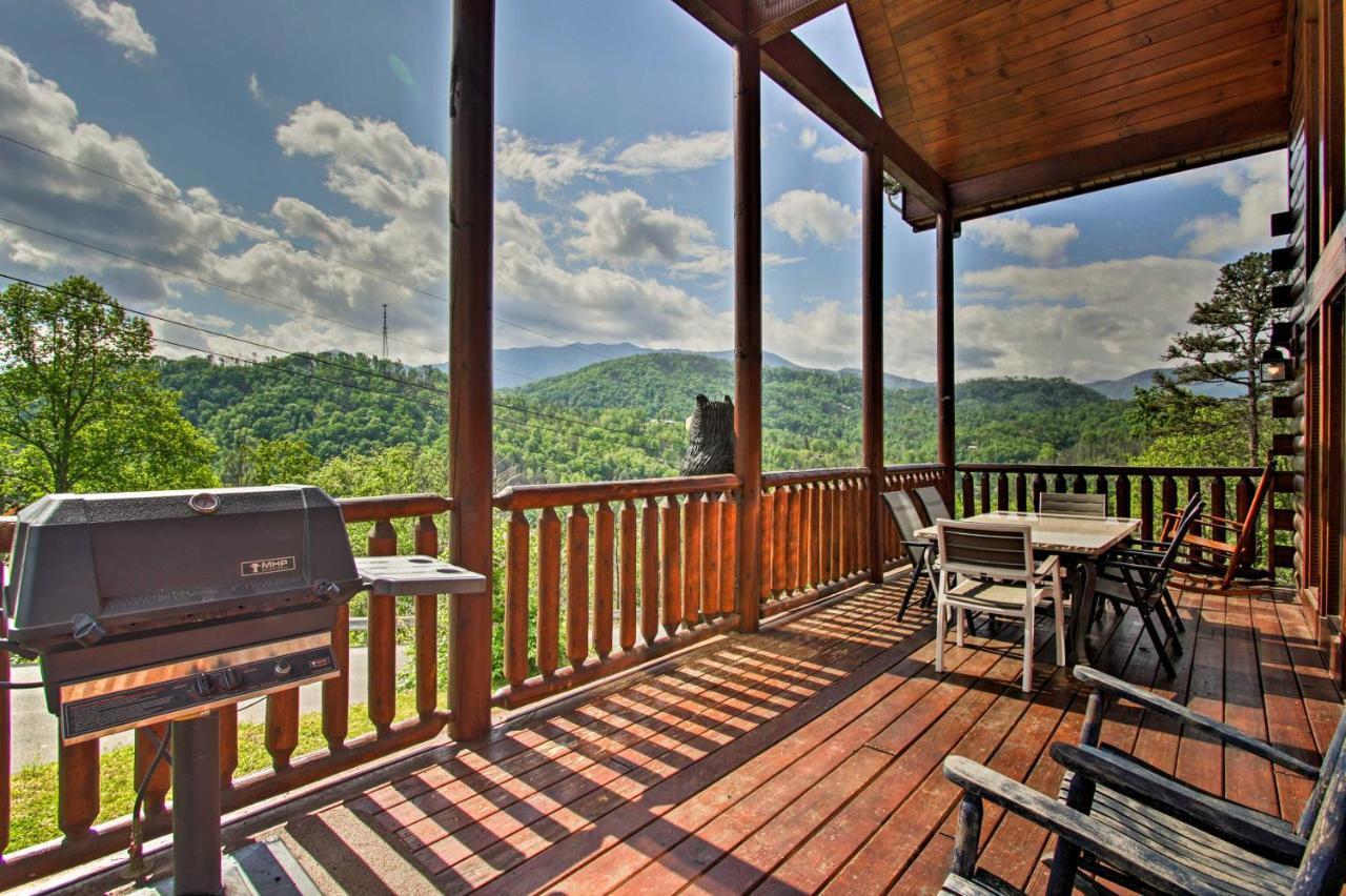 Expansive Gatlinburg Cabin Hot Tub, Deck And Grill! Buitenkant foto